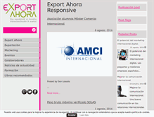 Tablet Screenshot of exportahora.com